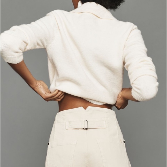 The Kit High-Rise Utility Shorts by Pilcro - Picture 2 of 6